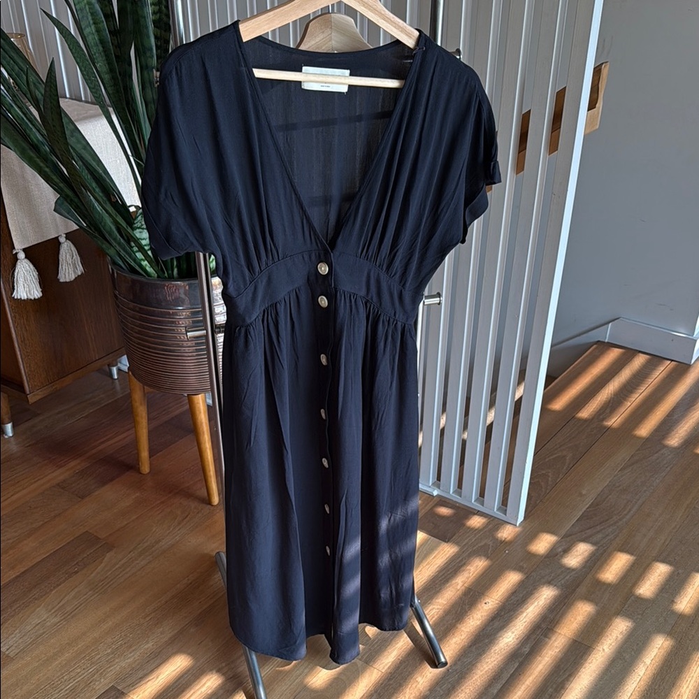 The Normal Brand Black Midi Dress